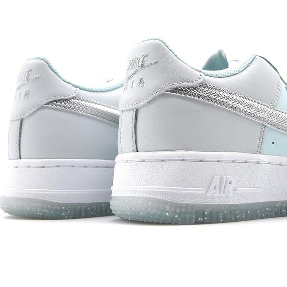 NIKE AIR FORCE 1 BG AF1 SZ 5Y YOUTH = WOMENS 6.5 HQ3249 043 PURE PLATINUM SILVER - Picture 5 of 6